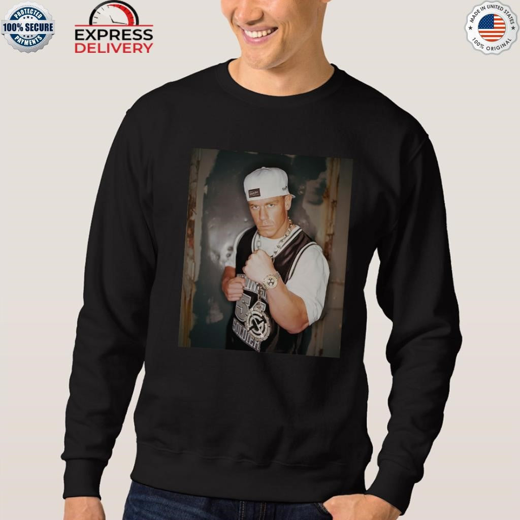 Mitchell & Ness Black John Cena Icon Shirt