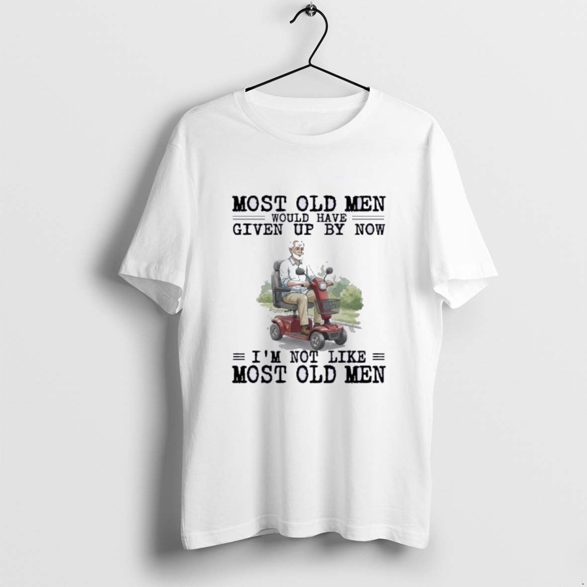 Official Mobility Scooter Most Old Men Would Have Given Up By Now T-Shirts, Hoodie, Sweatshirt | InkRitualCo.com