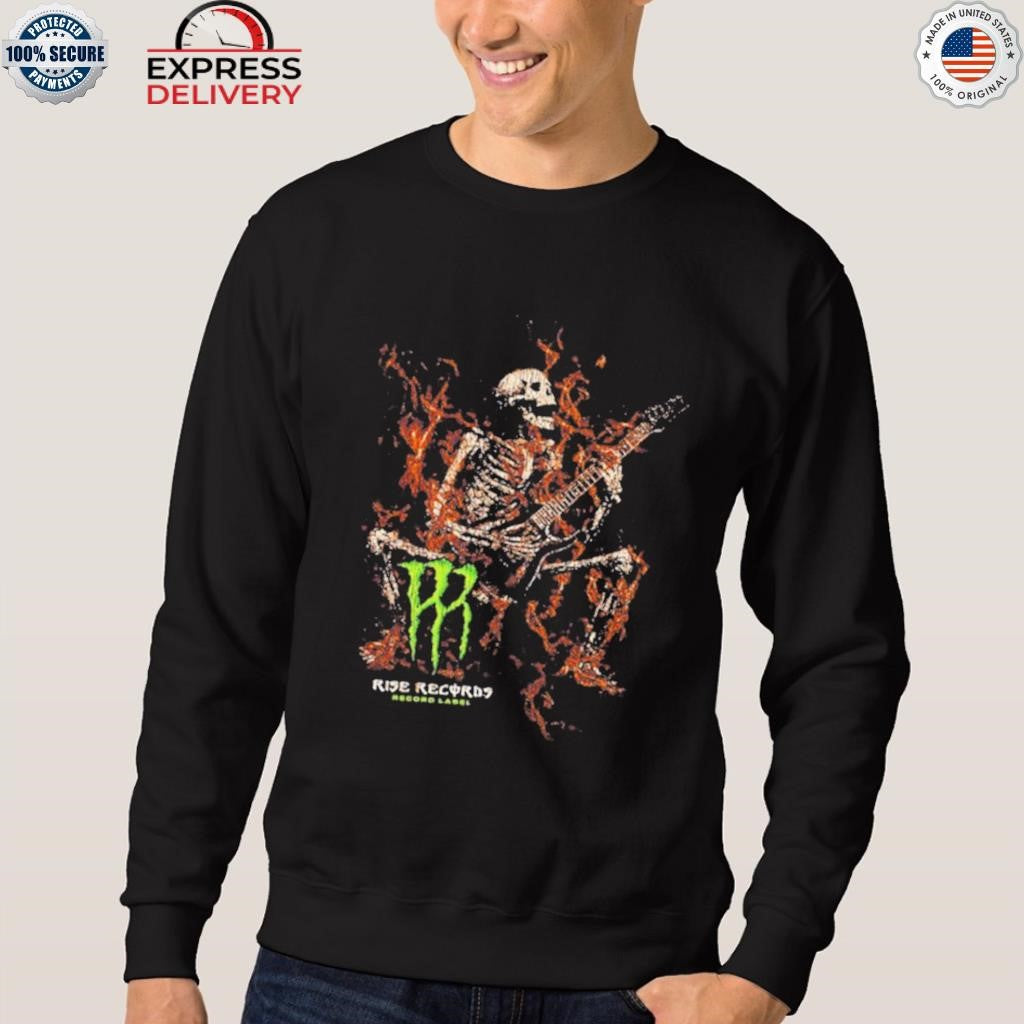 Monster Skeleton Rise Records Shirt