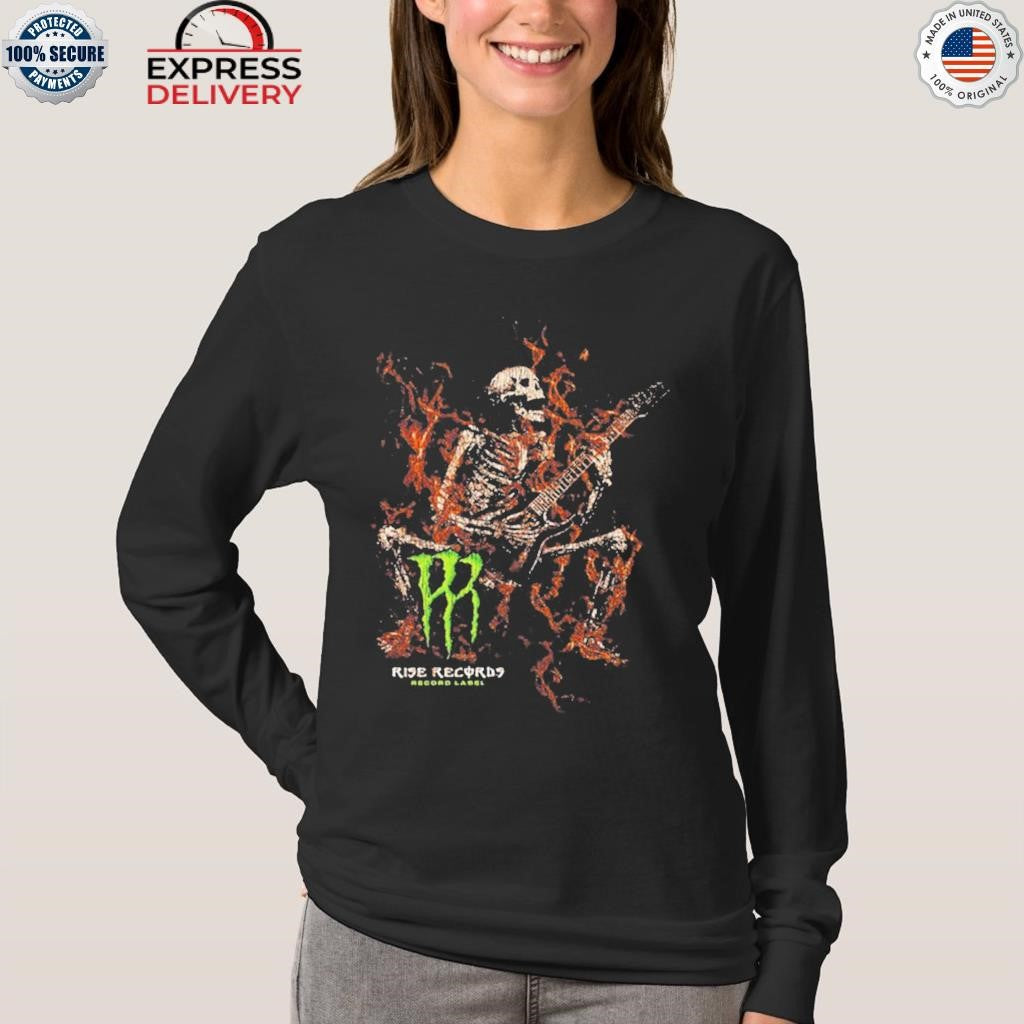 Monster Skeleton Rise Records Shirt