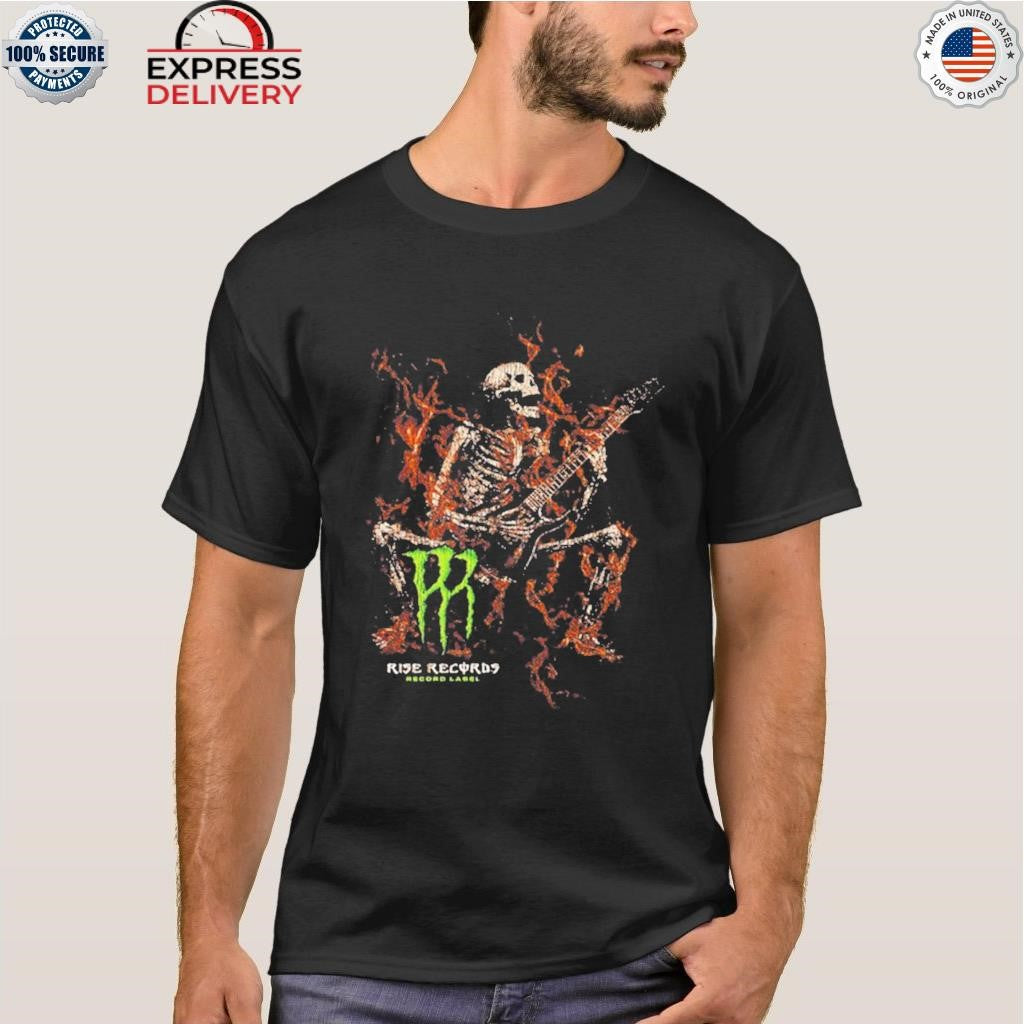 Monster Skeleton Rise Records Shirt