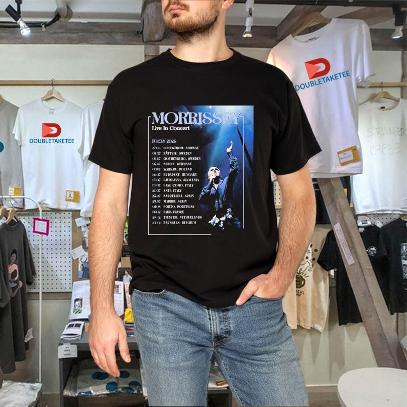 Morrissey Europe 2026 Live In Concert Shirts