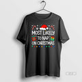 Official Most Likely To Nap On Christmas T-Shirts, Hoodie, Sweatshirt | InkRitualCo.com