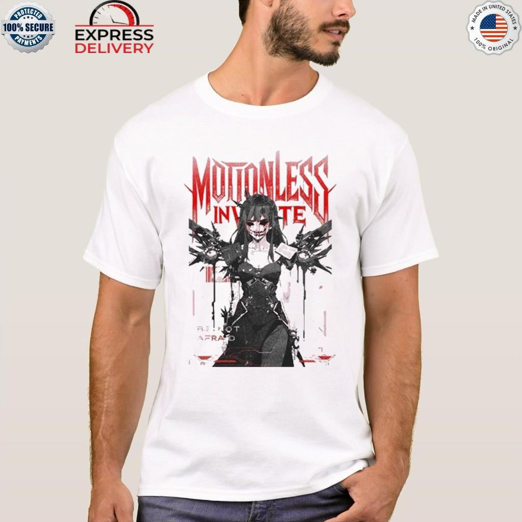 Motionless In White Be Not Afraid Tour Shirt