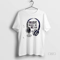 Official Music Makes Me High Slogan Graphic T-Shirts, Hoodie, Sweatshirt | InkRitualCo.com