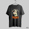Official My Favorite Spirit Is Vodka Ghost Holding Vodka Bottle Funny T-Shirts, Hoodie, Sweatshirt | InkRitualCo.com