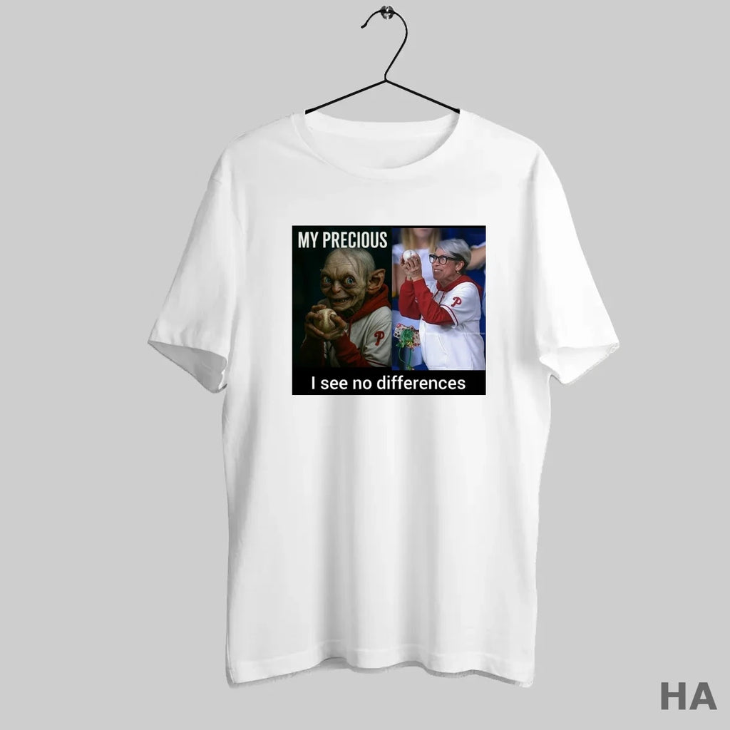 Official My Precious I See No Differences Philadelphia Phillies Mlb Meme T-Shirts, Hoodie, Sweatshirt | InkRitualCo.com