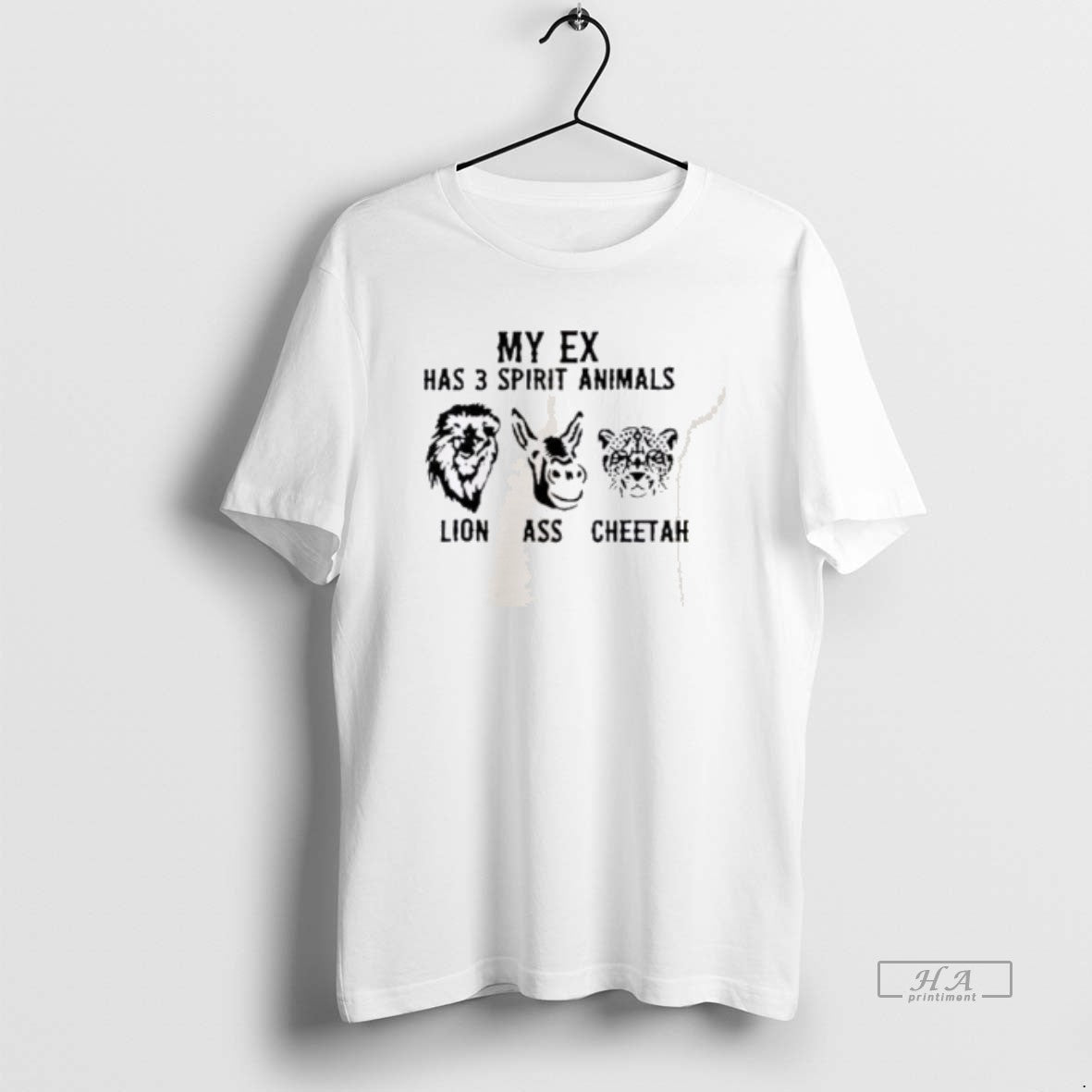 Official My Ex Has 3 Spirit Animals Lion Ass Cheetah T-Shirts, Hoodie, Sweatshirt | InkRitualCo.com