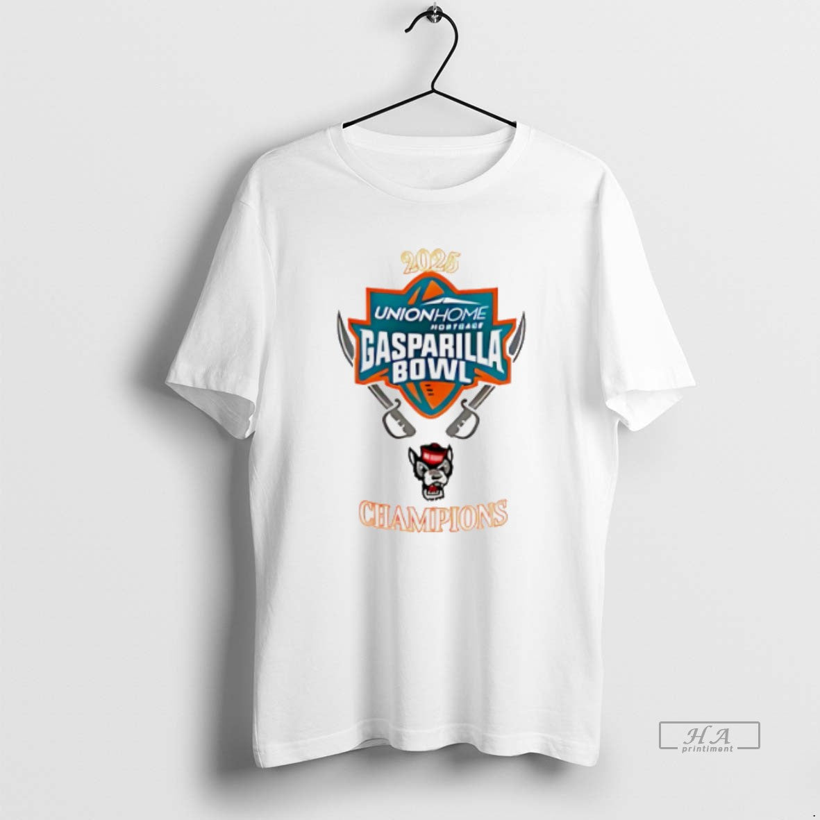 Official Nc State Wolfpack 2025 Gasparilla Bowl Champions Logo T-Shirts, Hoodie, Sweatshirt | InkRitualCo.com