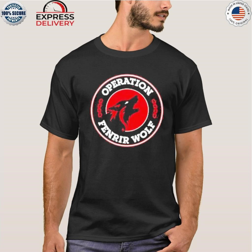 Nebraska Huskers Operation Fenrir Wolf T-Shirt