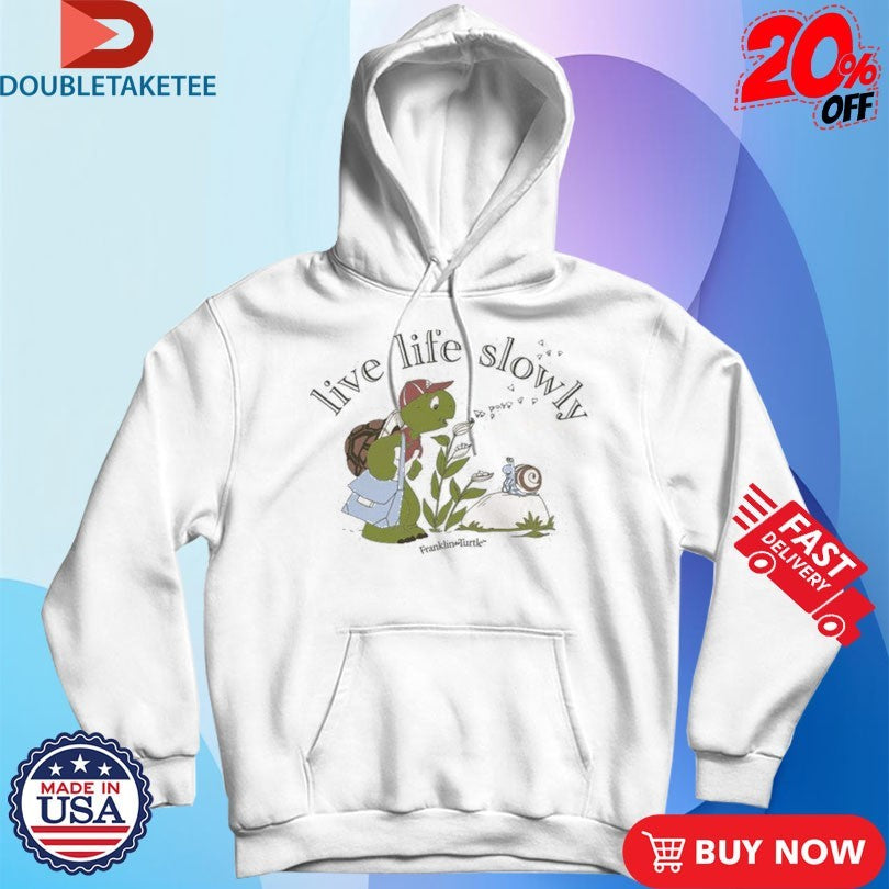 Nelvana Franklin The Turtle And Snail Live Life Slowly Shirts