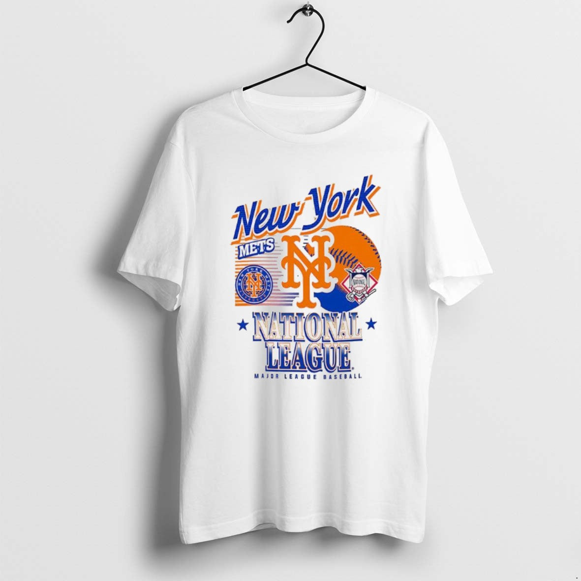 Official New York Mets Mlb American National League Logo Ball Retro T-Shirts, Hoodie, Sweatshirt | InkRitualCo.com