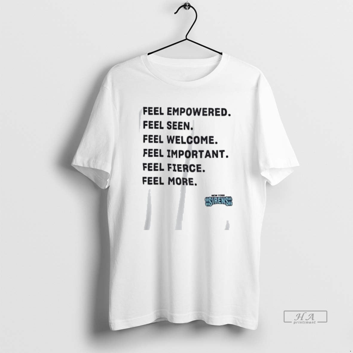 Official New York Sirens Feel Empowered Seen Welcome Important Fierce More T-Shirts, Hoodie, Sweatshirt | InkRitualCo.com