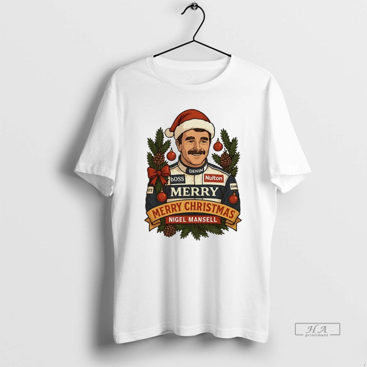 Official Nigel Mansell Merry Christmas T-Shirts, Hoodie, Sweatshirt | InkRitualCo.com