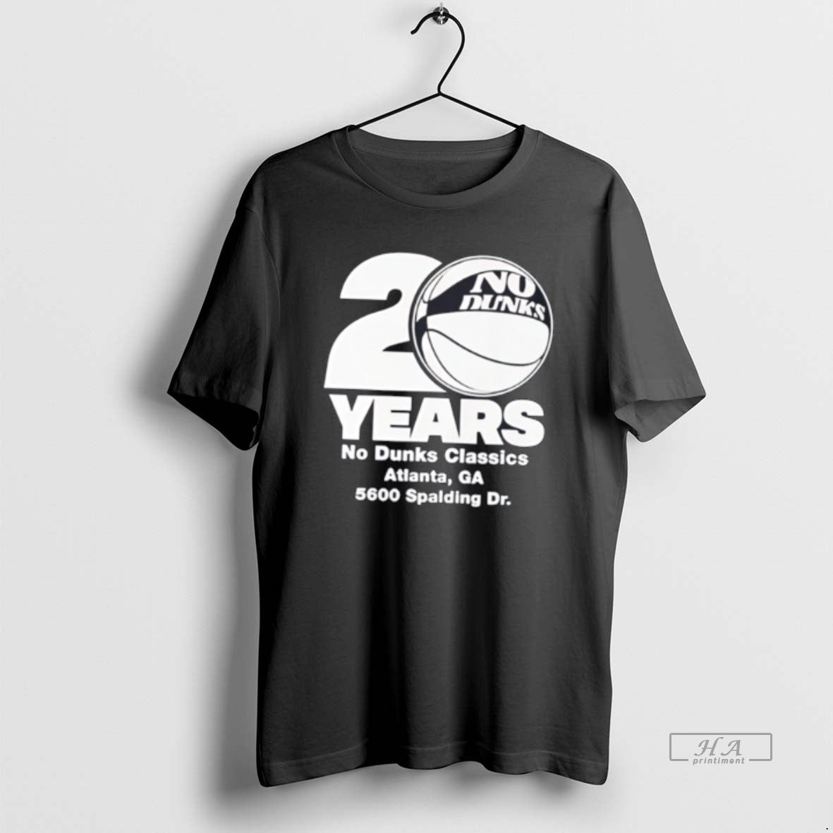 Official No Dunks 20th Anniversary Atlanta Ga 5600 Spalding Dr Tee Hoodie, Sweatshirt | InkRitualCo.com