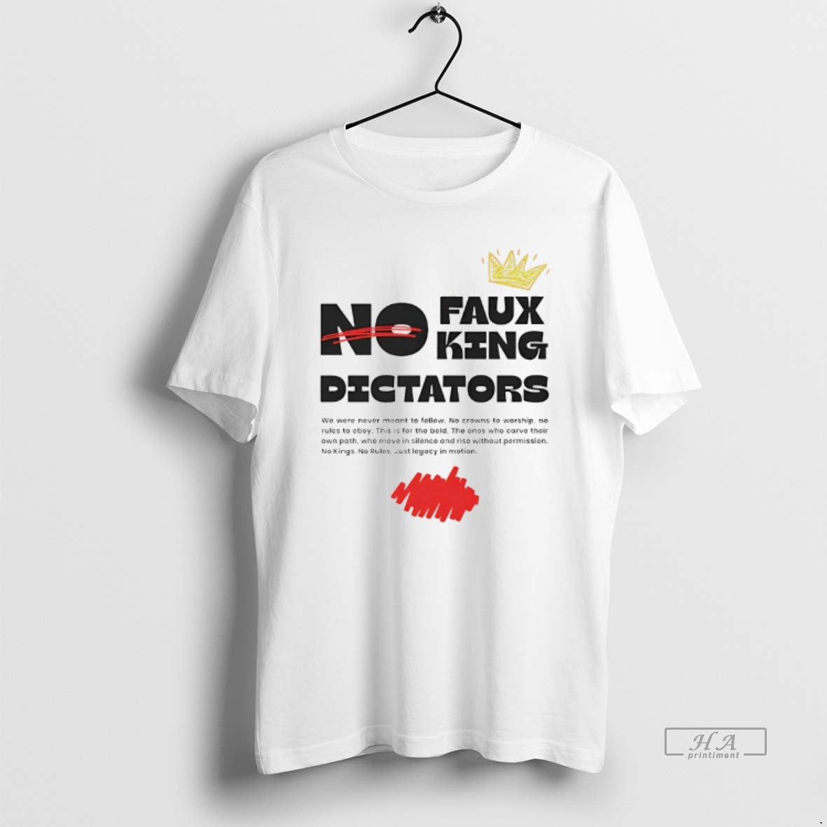 Official No Faux King Dictators T-Shirts, Hoodie, Sweatshirt | InkRitualCo.com