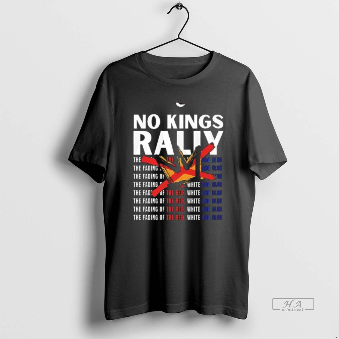 Official No Kings Rally The Fading Of The Red T-Shirts, Hoodie, Sweatshirt | InkRitualCo.com