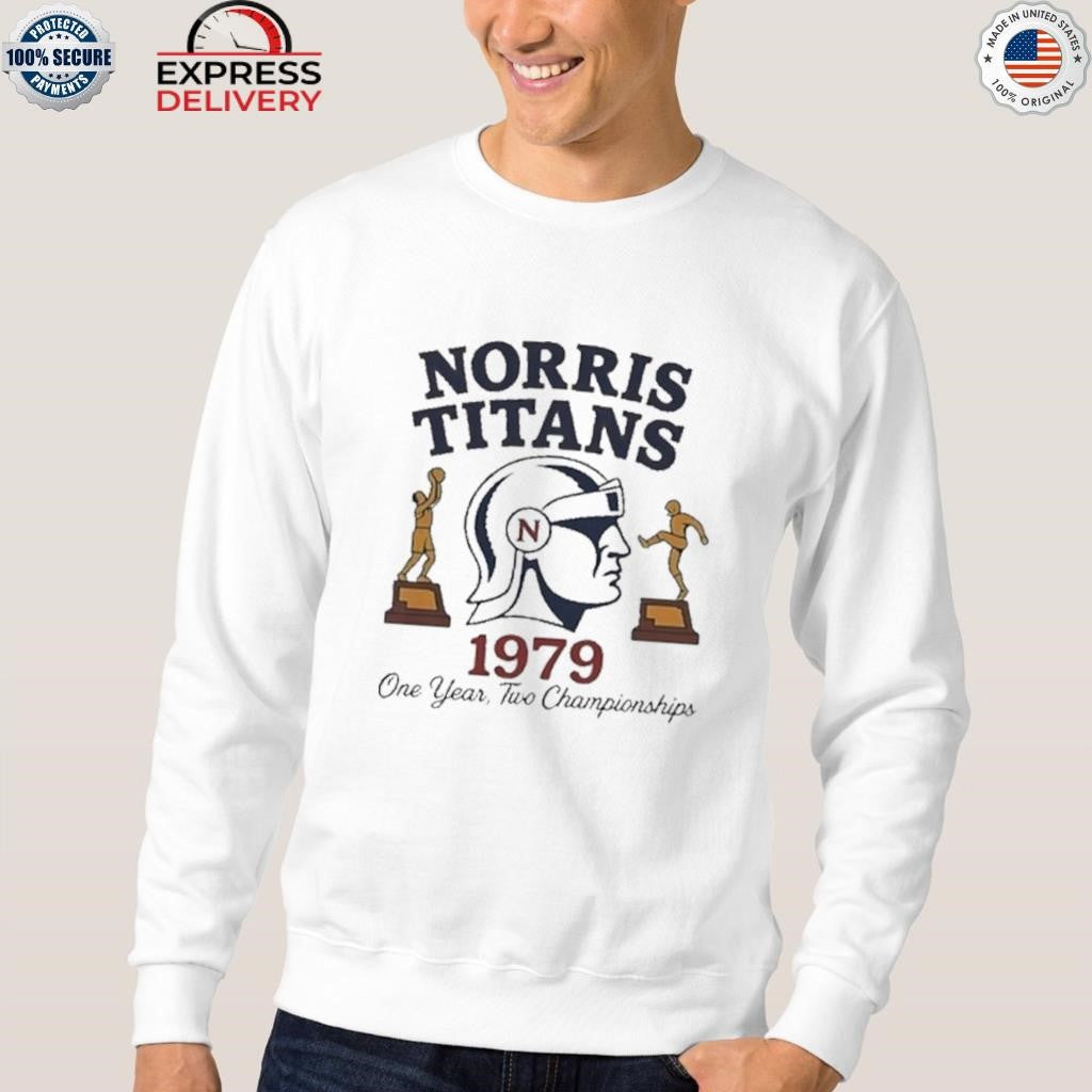 Norris Titans 1979 One Year Two Championship Shirt