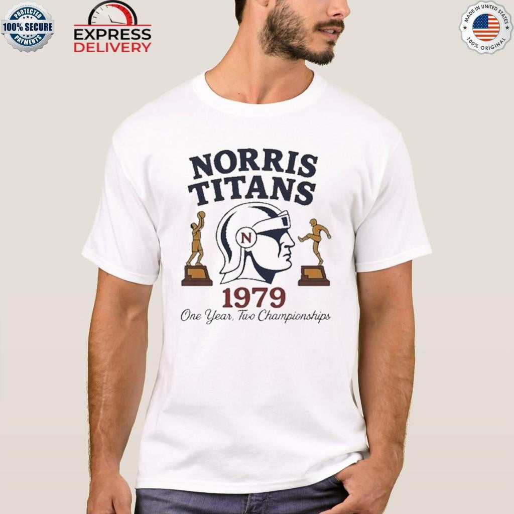 Norris Titans 1979 One Year Two Championship Shirt
