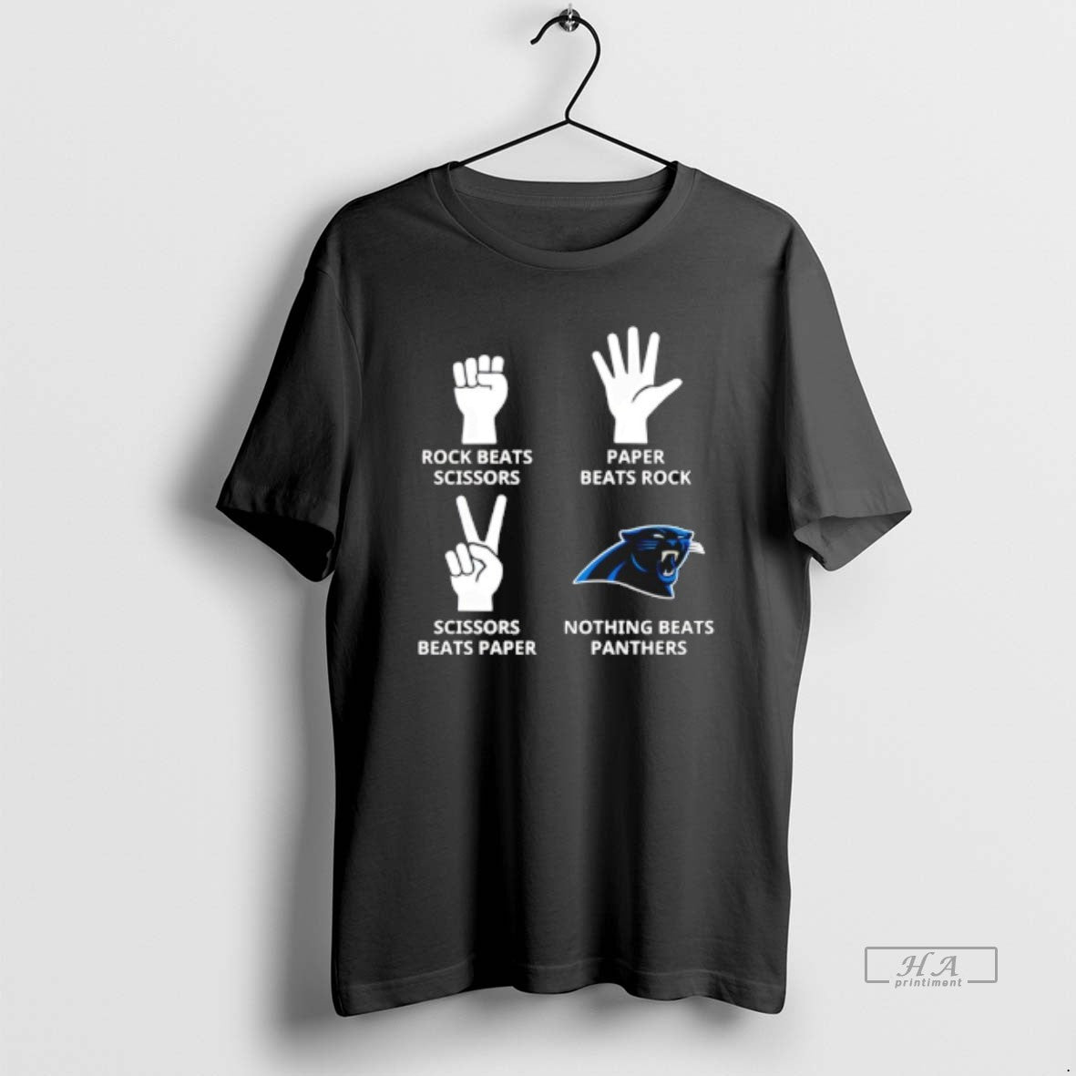 Official Nothing Beats Carolina Panthers Rock Beats Scissors Paper Beats Rock T-Shirts, Hoodie, Sweatshirt | InkRitualCo.com