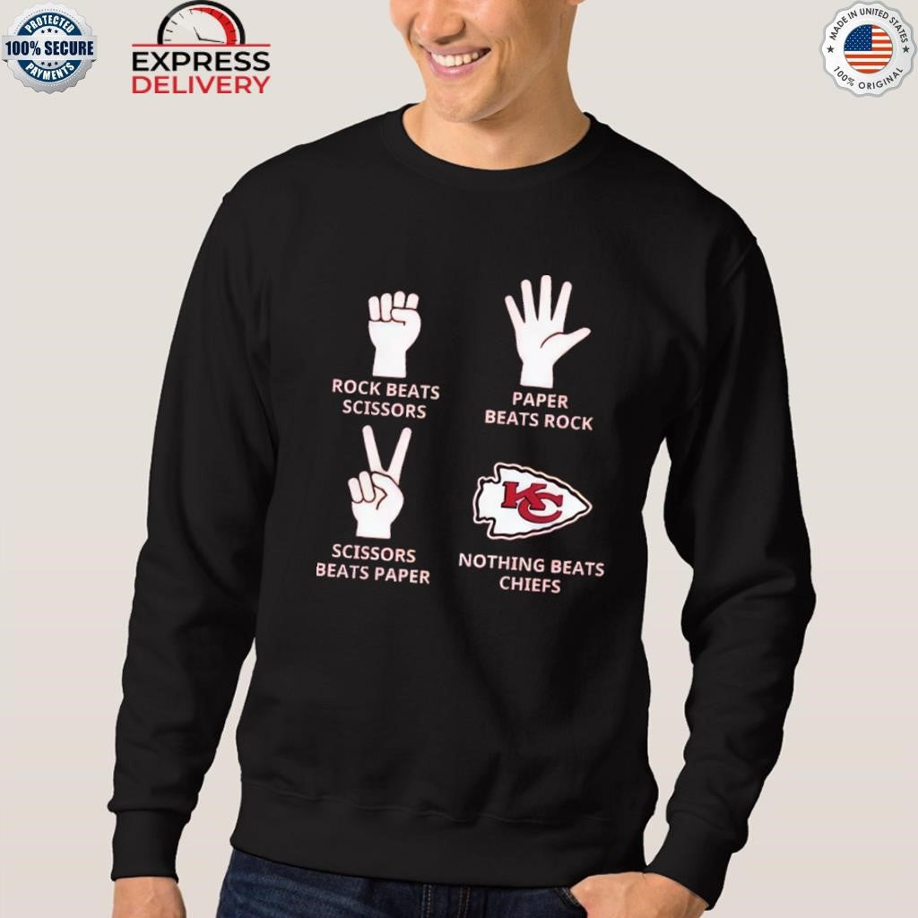 Nothing Beats Chiefs KC Rock Beats Scissors Shirt