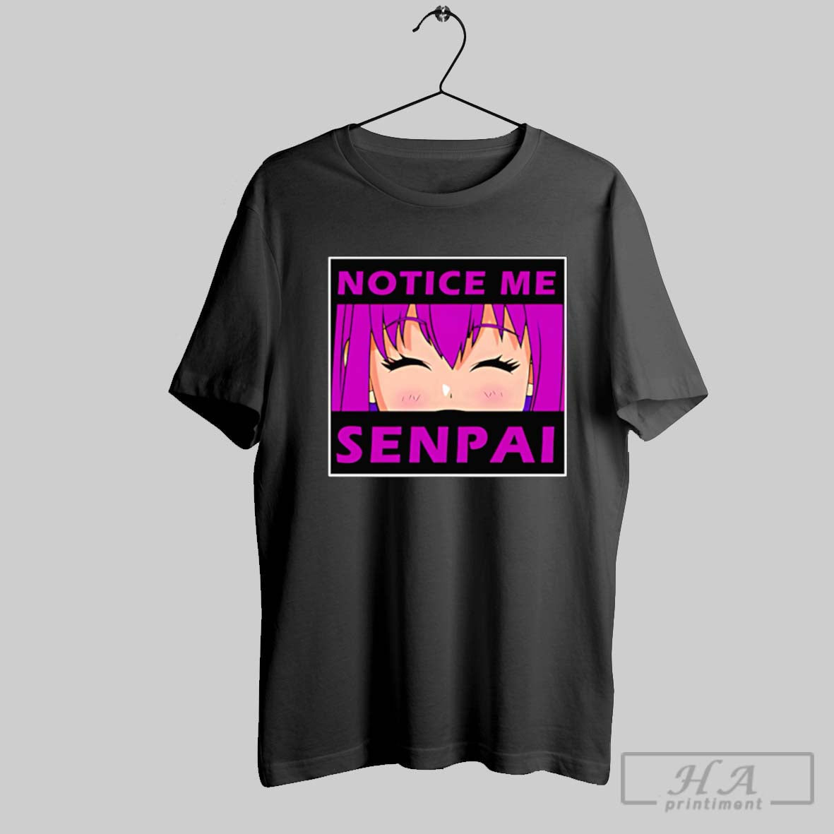 Official Notice Me Senpai Poster T-Shirts, Hoodie, Sweatshirt | InkRitualCo.com