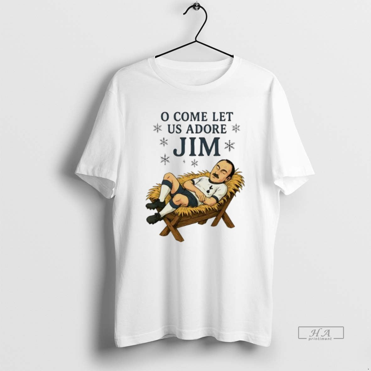 Official O Come Let Us Adore Jim Spurs Christmas T-Shirts, Hoodie, Sweatshirt | InkRitualCo.com