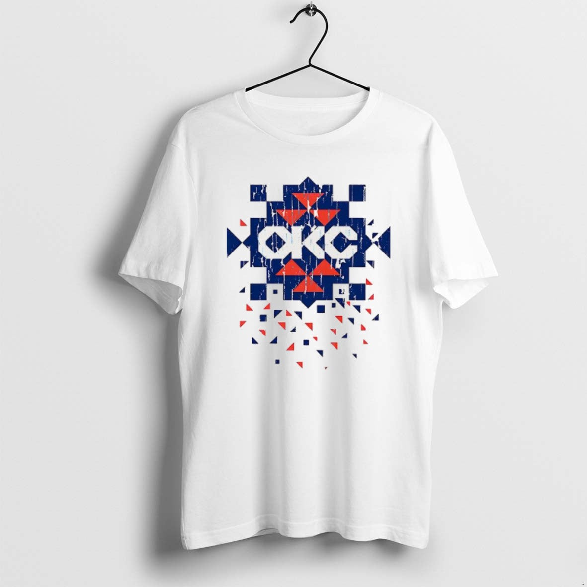 Official Okc Thunder Diamond Pattern Native T-Shirts, Hoodie, Sweatshirt | InkRitualCo.com