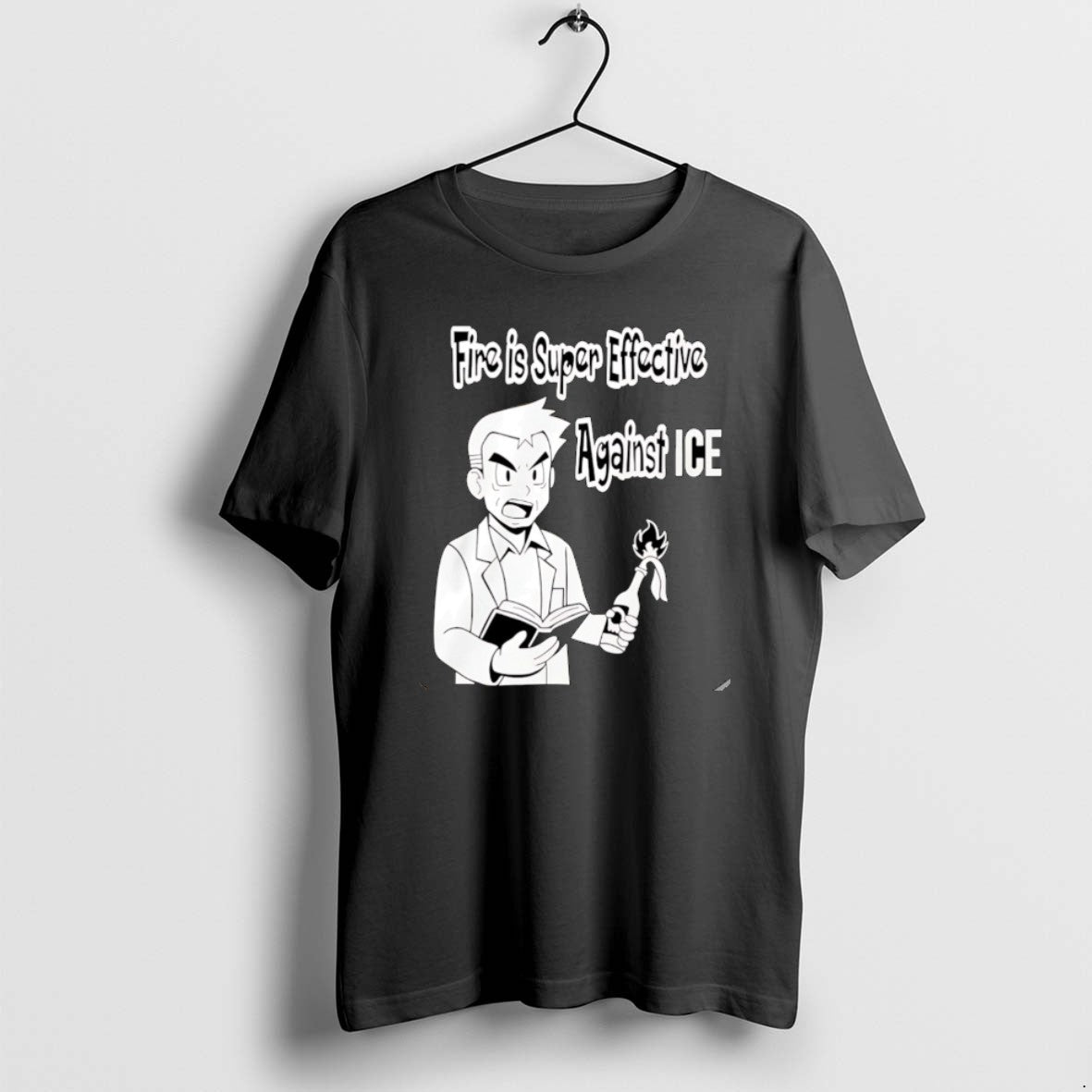 Official Oak Pokmon Fire Is Super Effective Against Ice Christmas T-Shirts, Hoodie, Sweatshirt | InkRitualCo.com