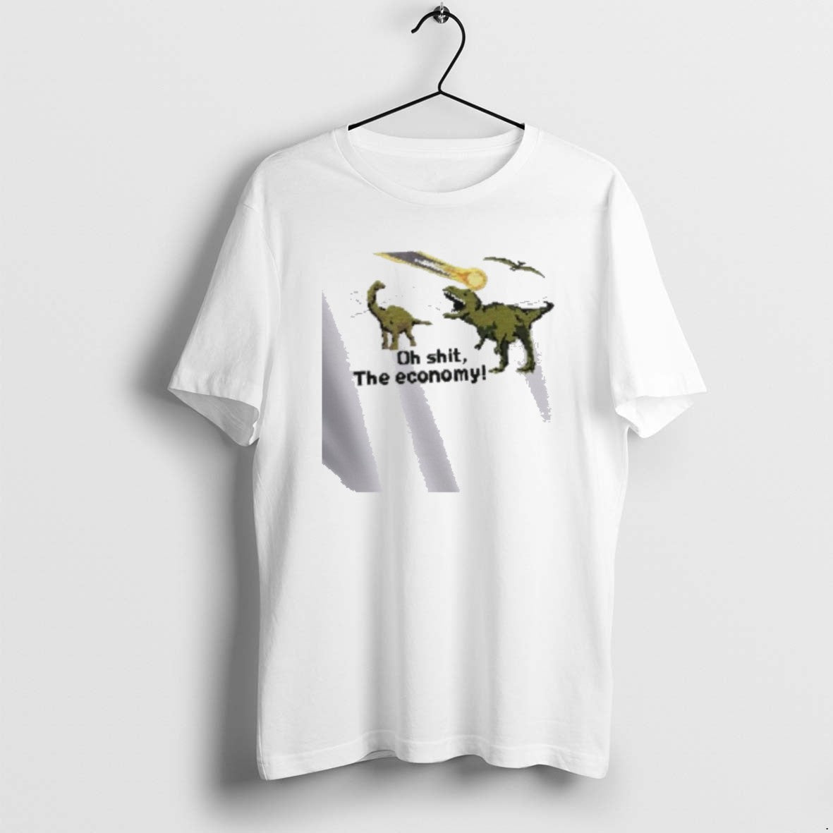 Official Oh Shit The Economy Pixel T-Shirts, Hoodie, Sweatshirt | InkRitualCo.com