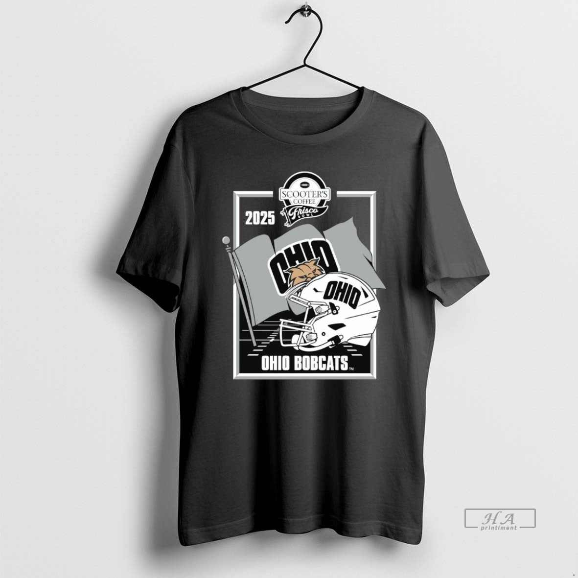 Official Ohio Bobcats 2025 Frisco Bowl Helmet T-Shirts, Hoodie, Sweatshirt | InkRitualCo.com