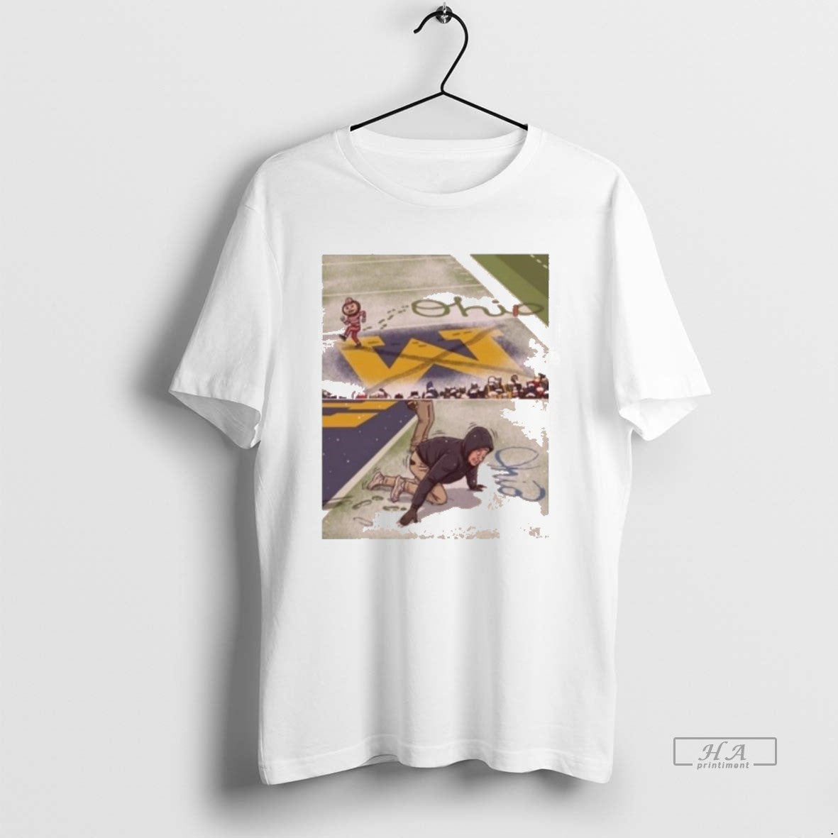 Official Ohio State Brutus Crossing Out M Snow T-Shirts, Hoodie, Sweatshirt | InkRitualCo.com