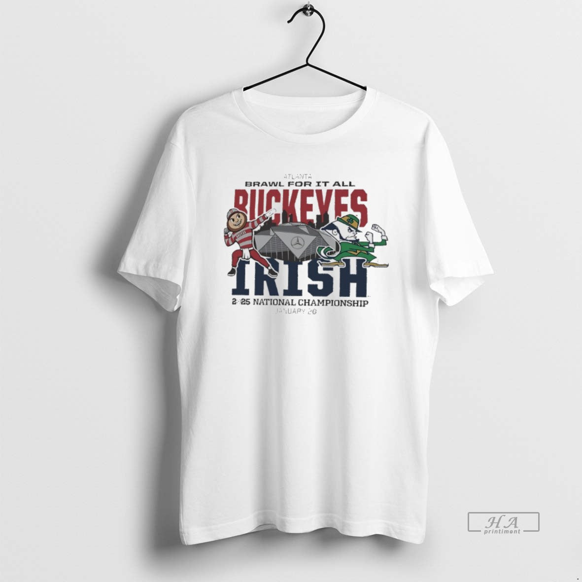Official Ohio State Vs Notre Dame Dueling Mascot 2025 National Championship T-Shirts, Hoodie, Sweatshirt | InkRitualCo.com