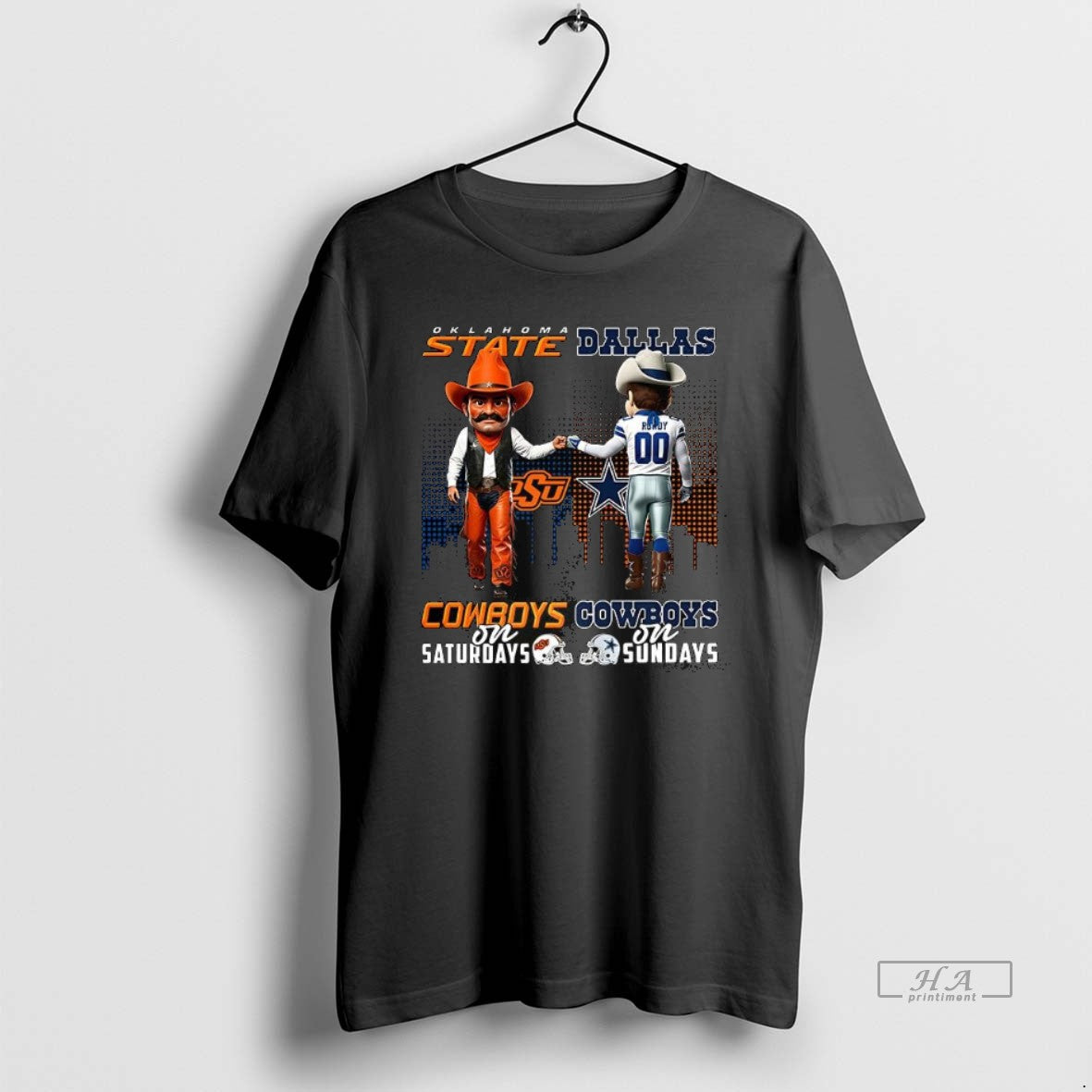 Official Oklahoma State Cowboys On Saturdays Vs Dallas Cowboys On Sundays Mascot T-Shirts, Hoodie, Sweatshirt