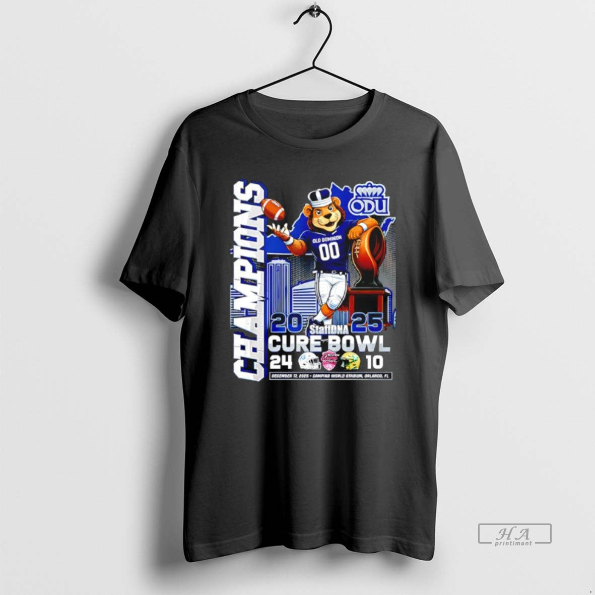 Official Old Dominion University Odu 2025 Cure Bowl Camping World Stadium Fl T-Shirts, Hoodie, Sweatshirt | InkRitualCo.com