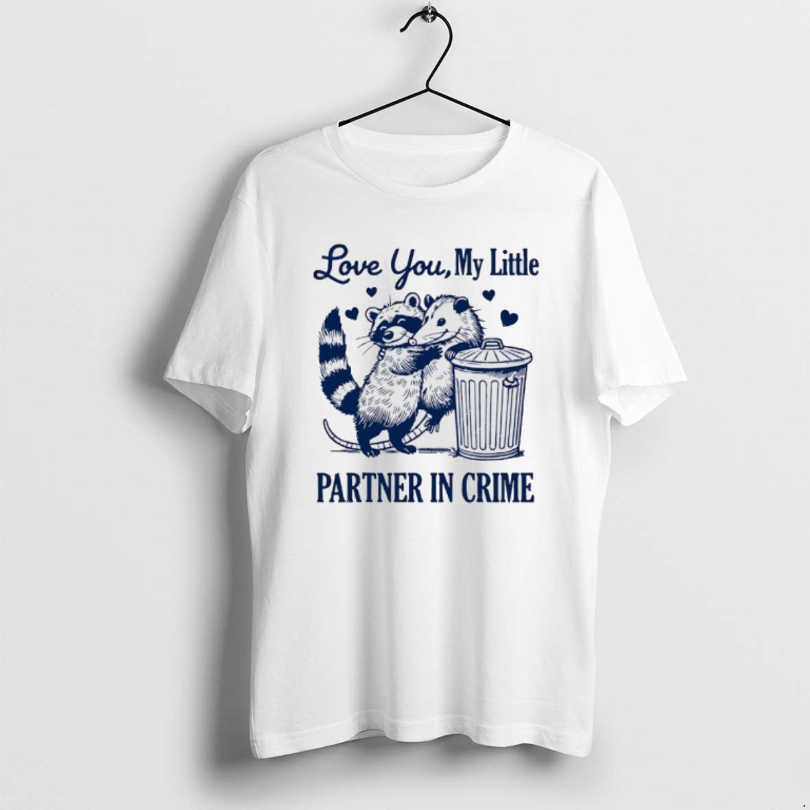 Official Opossum Love You My Little Partner In Crime T-Shirts, Hoodie, Sweatshirt | InkRitualCo.com