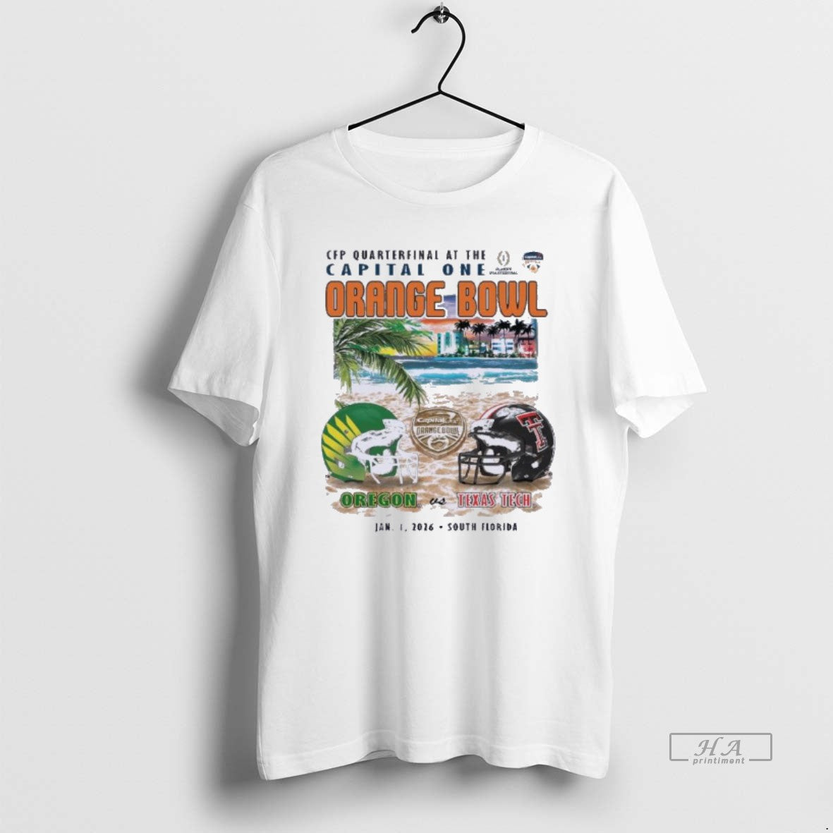 Official Oregon Vs Texas Tech 2026 Orange Bowl Sobe Showdown Beach T-Shirts, Hoodie, Sweatshirt | InkRitualCo.com