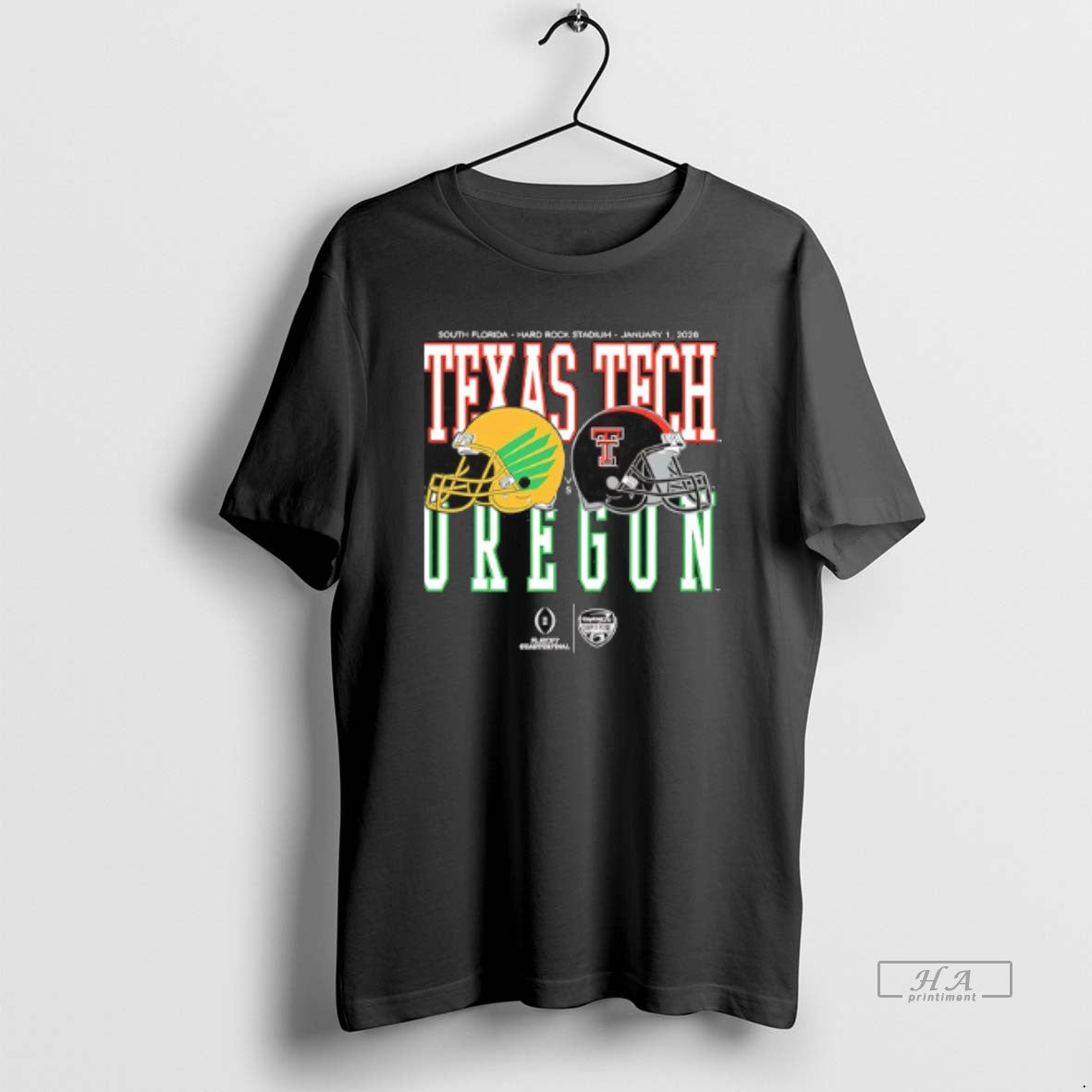 Official Oregon Vs Texas Tech 2026 Capital One Orange Bowl Helmet Matchup T-Shirts, Hoodie, Sweatshirt | InkRitualCo.com