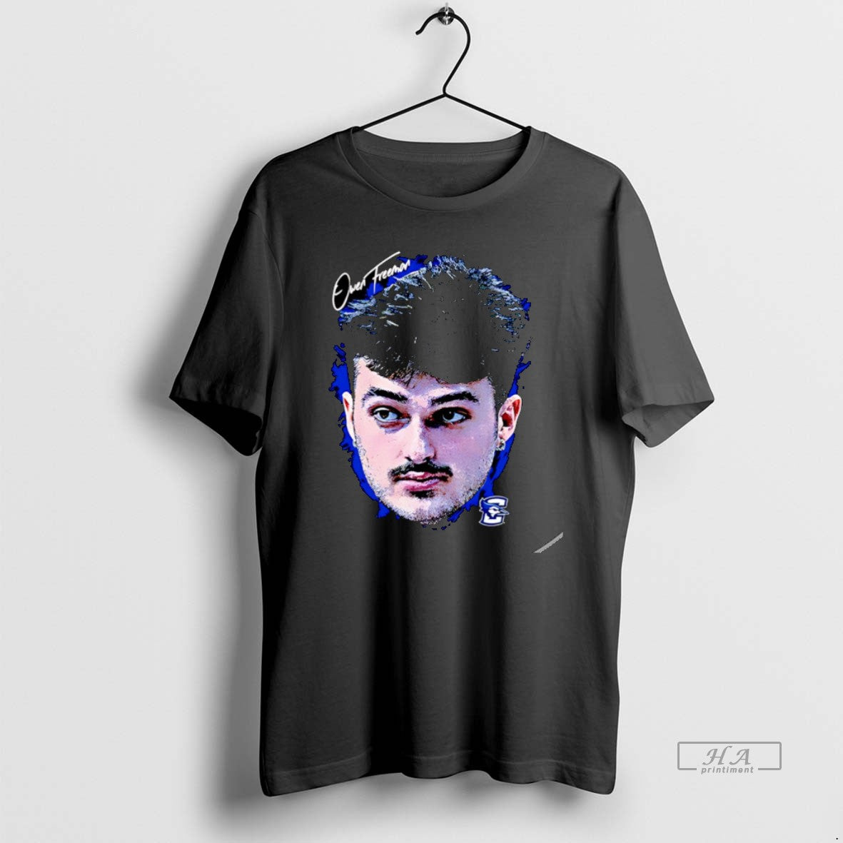 Official Owen Freeman Creighton Basketball Game Face Christmas T-Shirts, Hoodie, Sweatshirt | InkRitualCo.com