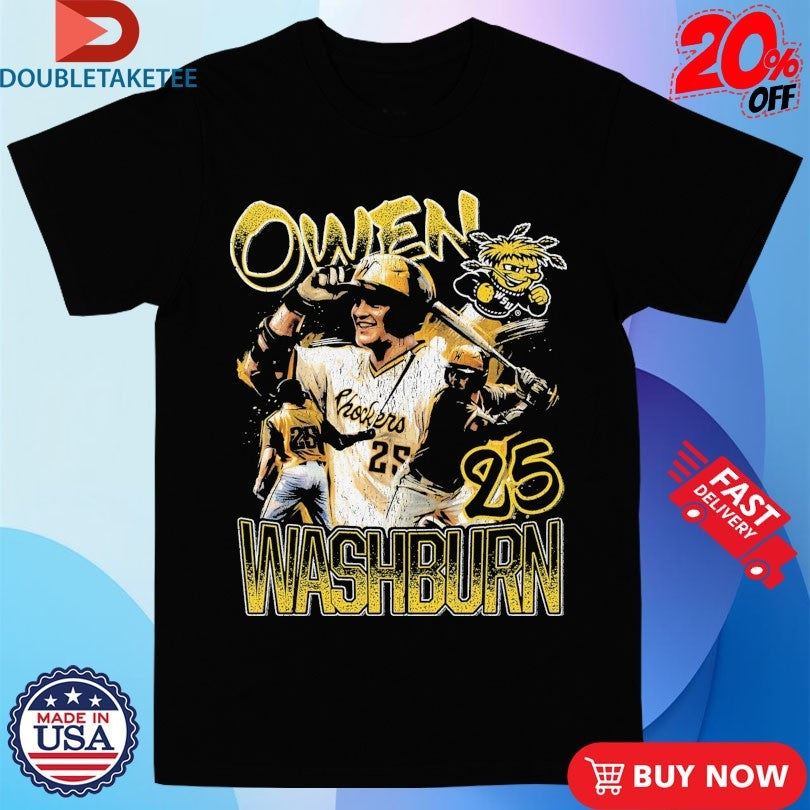 Owen Washburn Wichita State Shockers Player Shirts