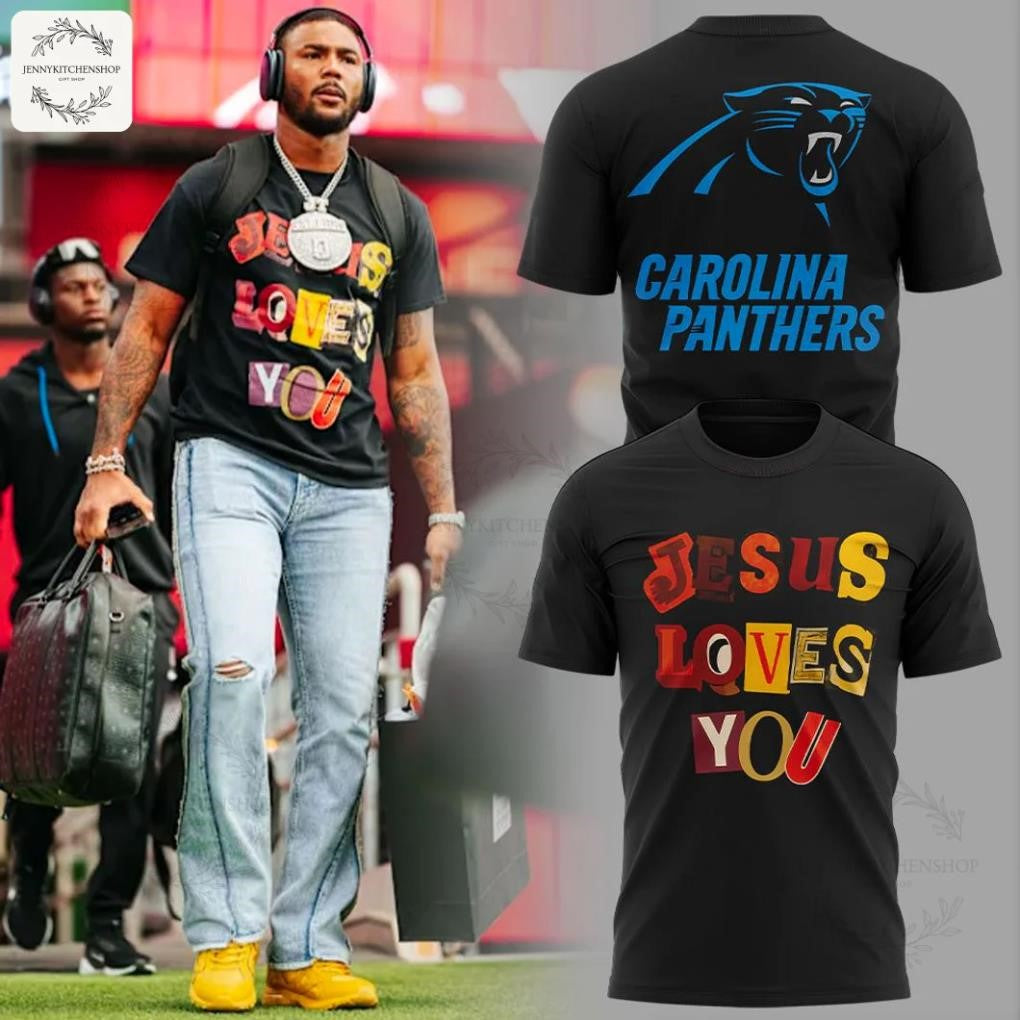 Panthers Jesus Loves You 2025 Shirt