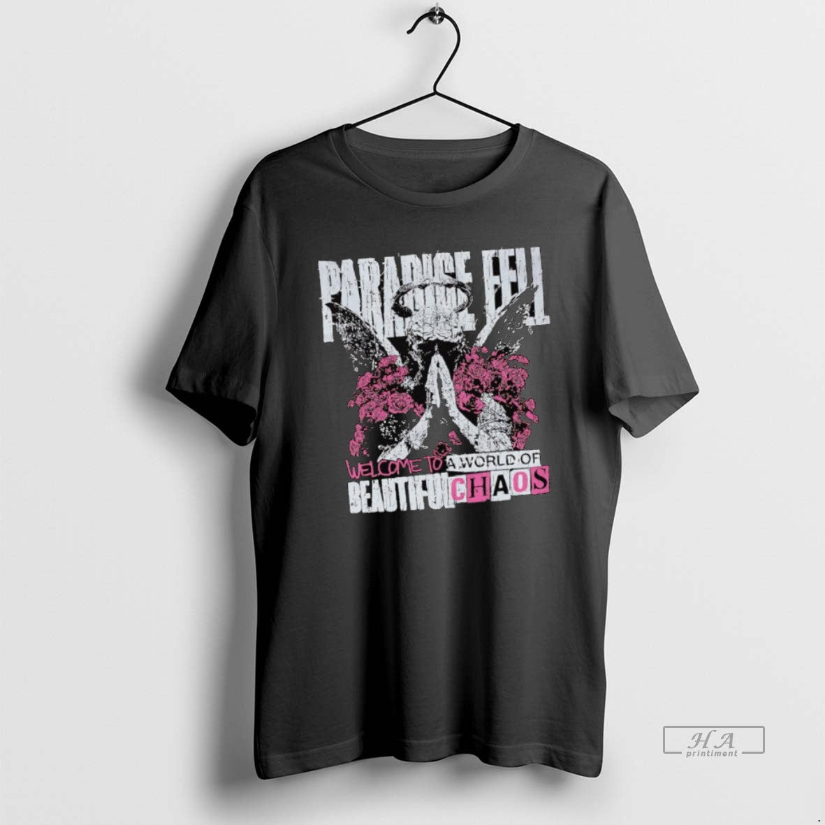 Official Paradise Hell Welcome To A World Of Beautiful Chaos T-Shirts, Hoodie, Sweatshirt | InkRitualCo.com