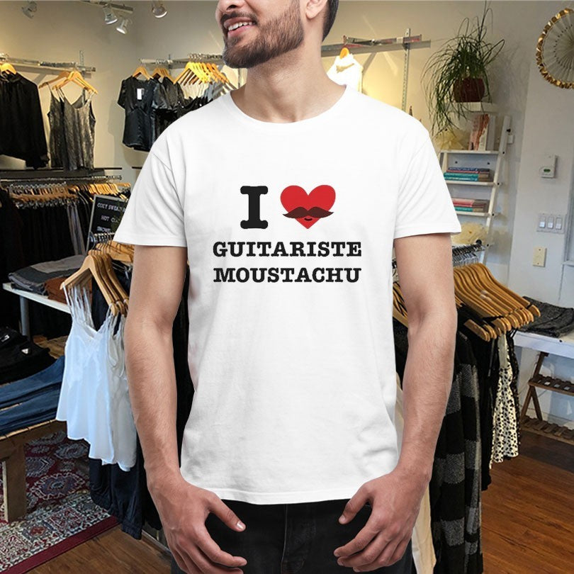 Paramore I Love Guitariste Moustachu Shirts