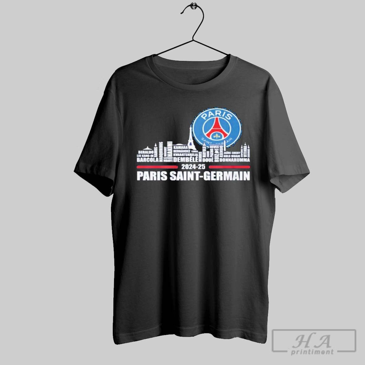 Official Paris Saint Germain 2024 25 Skyline City Players Names T-Shirts, Hoodie, Sweatshirt | InkRitualCo.com