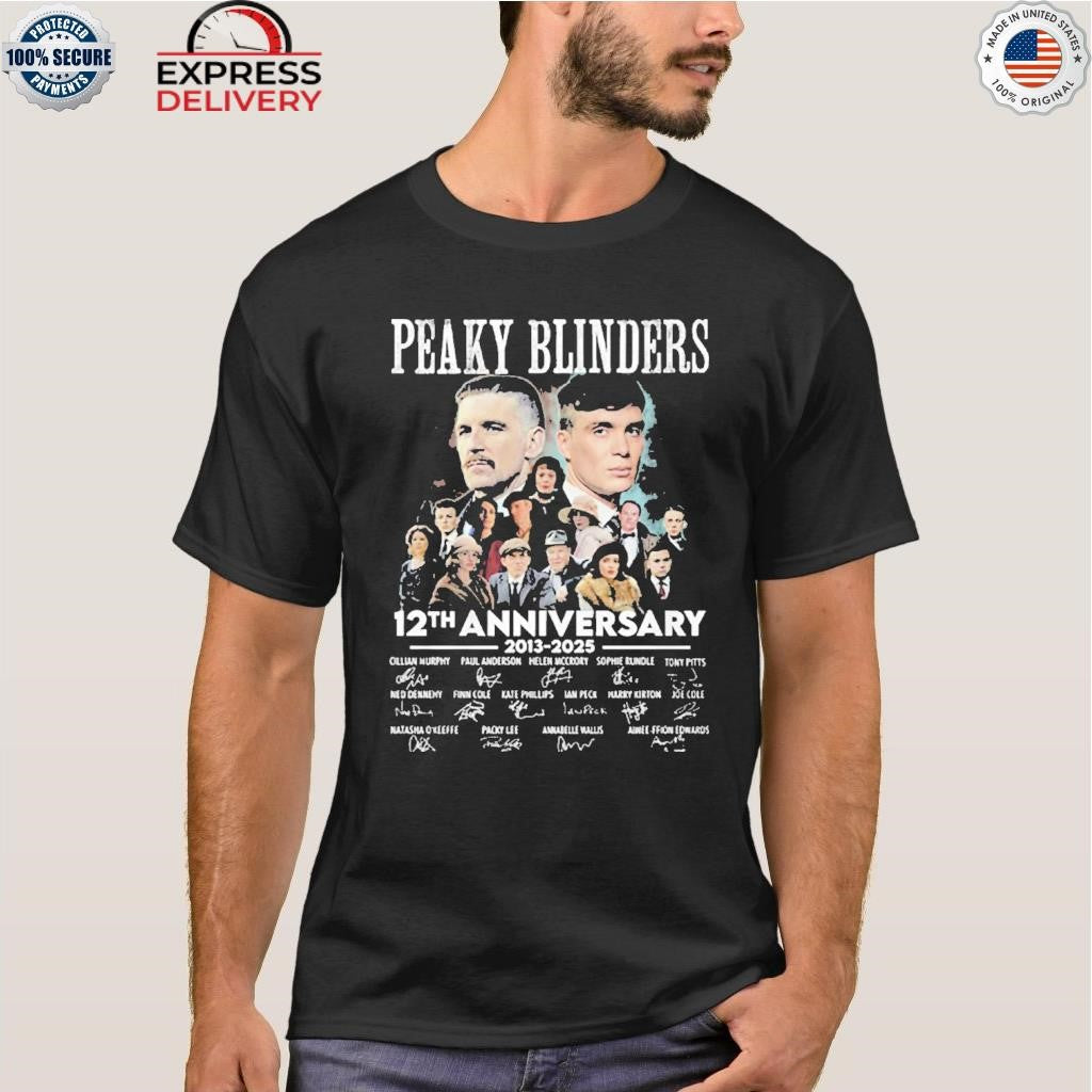 Peaky Blinders 12th Anniversary 2013-2025 Shirt