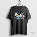Official Peanuts Characters Back To The Future Time Travel Buddies Graphic T-Shirts, Hoodie, Sweatshirt | InkRitualCo.com