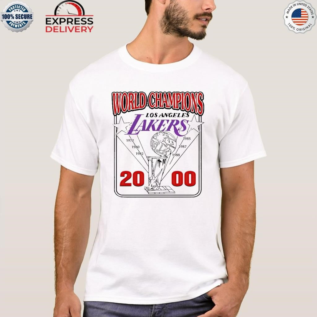 Pedro Pascal World Champions Lakers 2000 Shirt