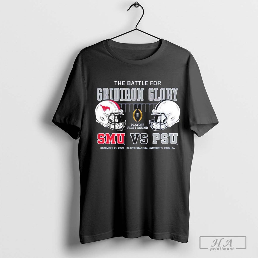 Official Penn State Nittany Lions Vs Smu Mustangs The Battle For Gridiron Glory 2024 Playoff T-Shirts, Hoodie, Sweatshirt