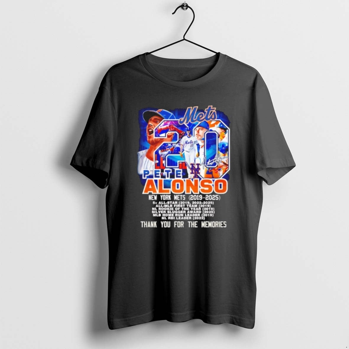 Official Pete Alonso Ny Mets 2019 2025 Thank You For The Memories T-Shirts, Hoodie, Sweatshirt | InkRitualCo.com