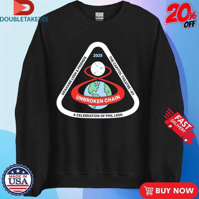 Phil Lesh Apollo 8 Unbroken Chain Grahame Lesh And Friends The Capital NY Shirts